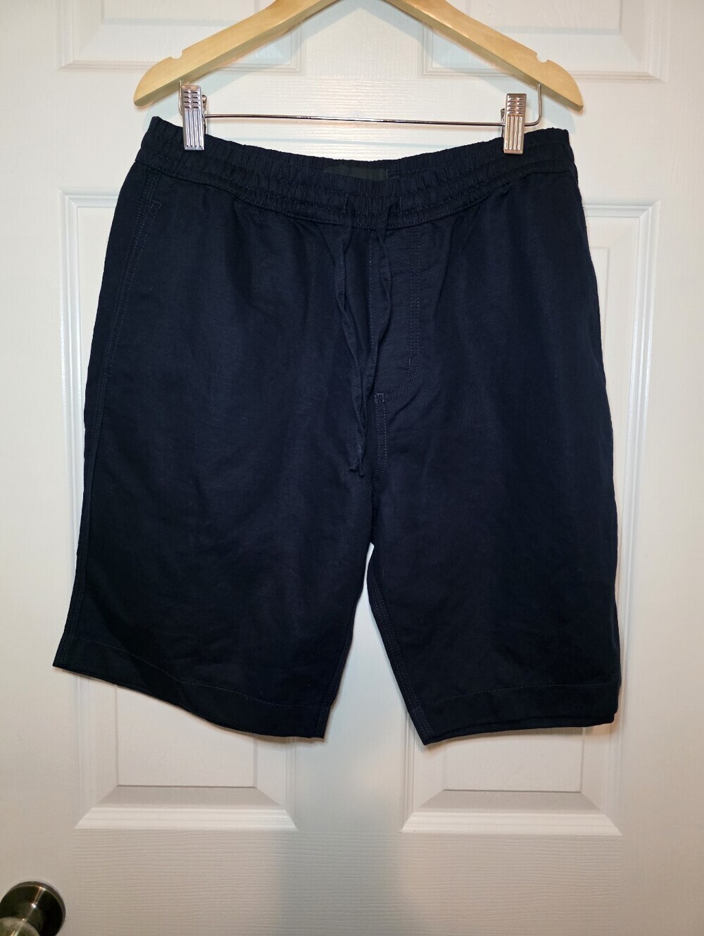 Rodd & Gunn Linen Navy Blend 9" Short Sz S